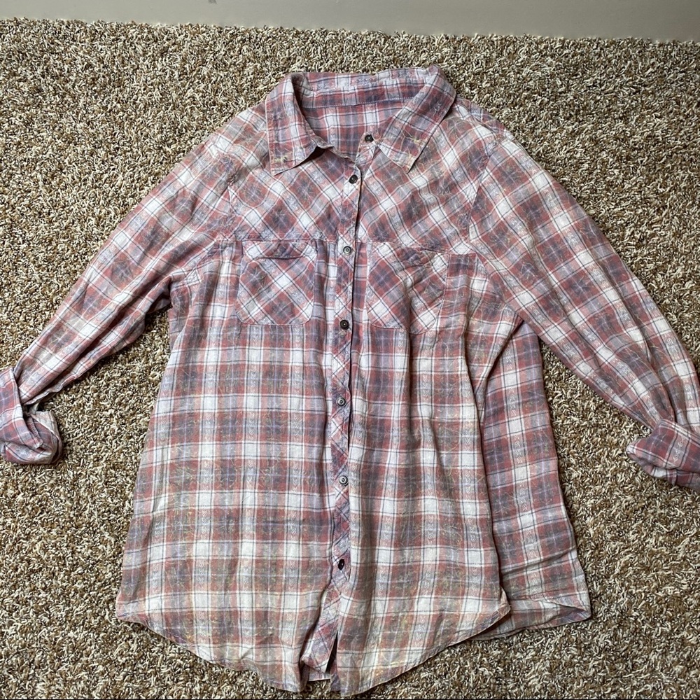 Orange Rustic Flannel - Picture 3 of 4